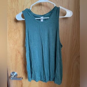 Green tank top